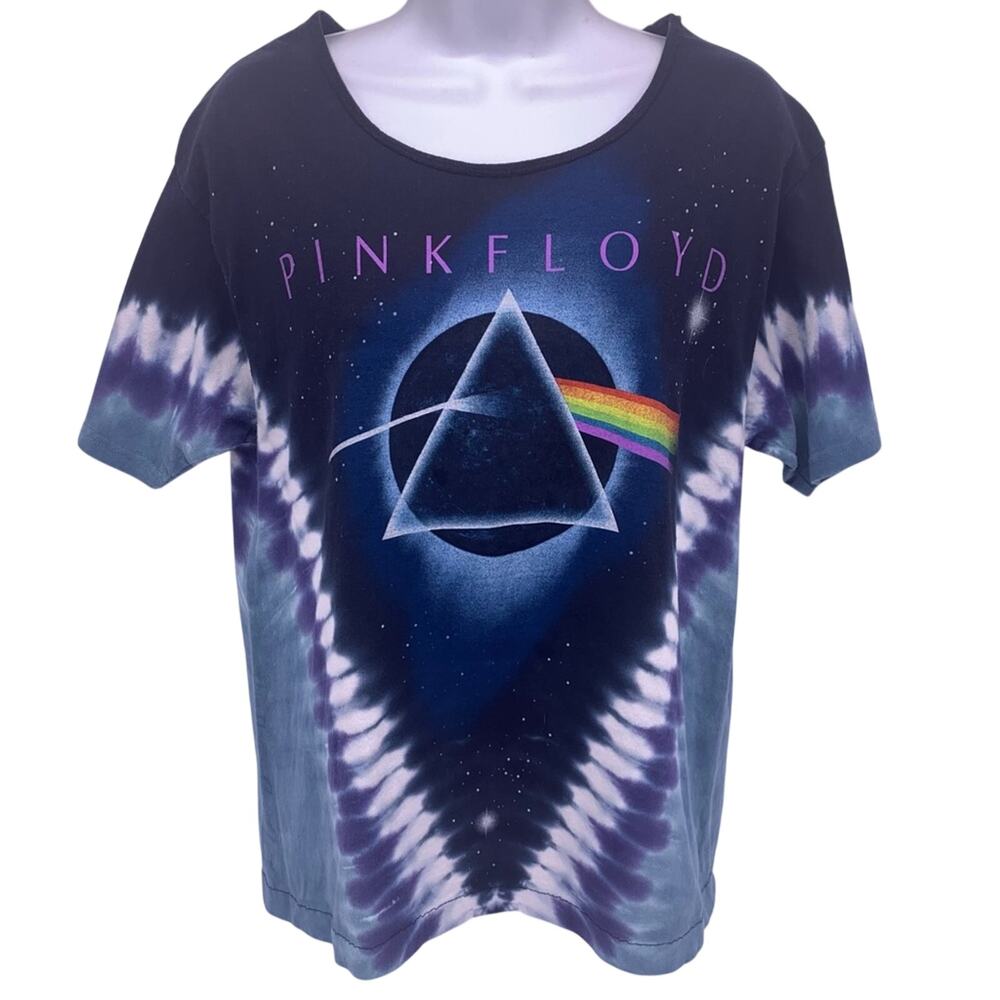 VINTAGE 2006 Liquid Blue Pink Floyd T-Shirt Size Medium